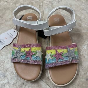 Wonder Nation Toddler Star Play Sandals Size 12